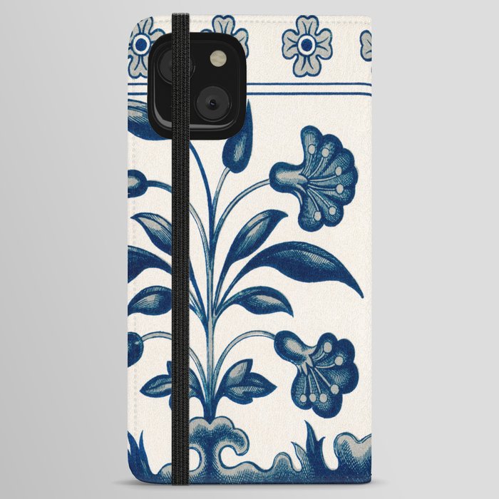 Flower pattern iPhone Wallet Case