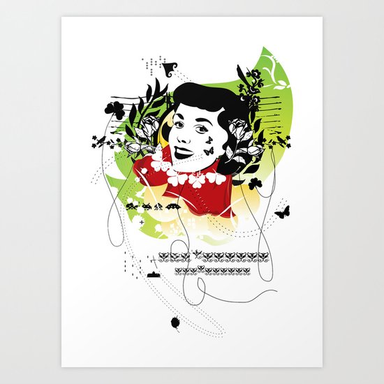 Retro Art Print