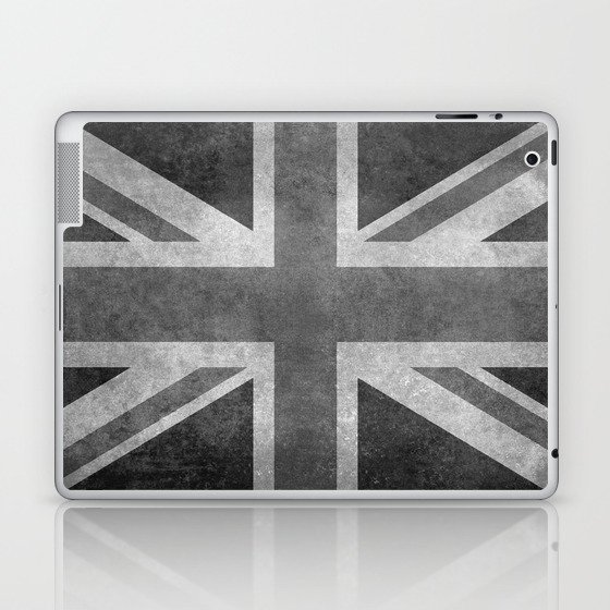 Union Jack Vintage 3:5 grayscale Laptop & iPad Skin
