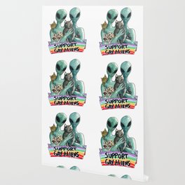 ufo wallpaper for any decor style society6 society6