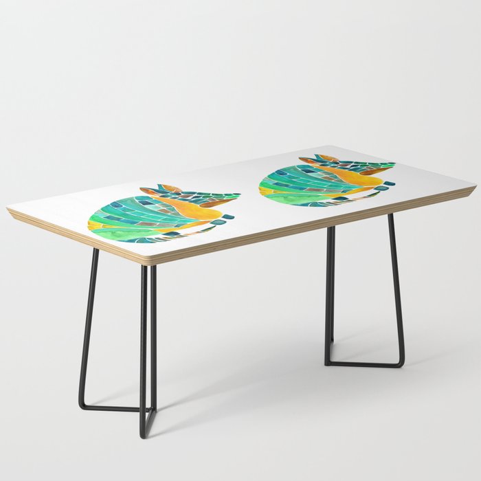 Armadillo - Summer Sun Green Coffee Table