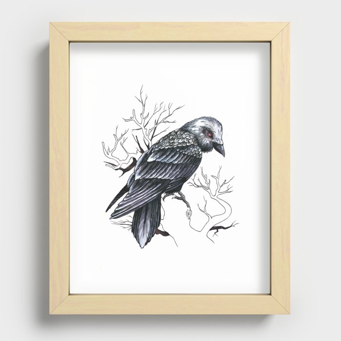 Raven Recessed Framed Print
