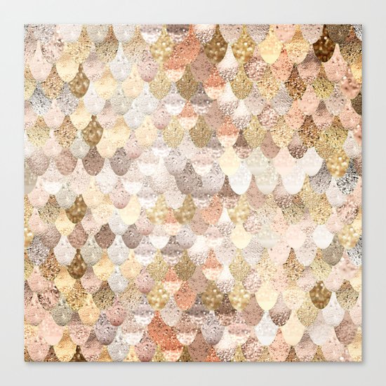 MERMAID GOLD Canvas Print