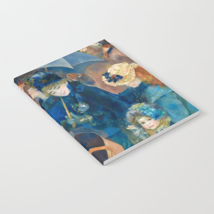 The Umbrellas, 1881-1886 by Pierre-Auguste Renoir Notebook