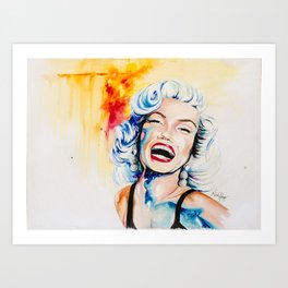Marilynn  Art Print