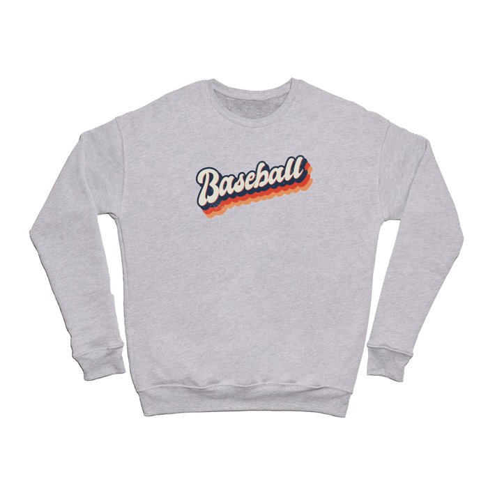 Baseball vintage retro desgin Crewneck Sweatshirt