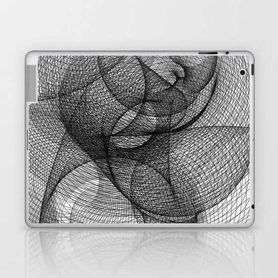 Spiral - White BG. Laptop & iPad Skin