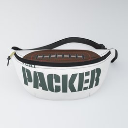 True Packer American Football Design black lettering Fanny Pack