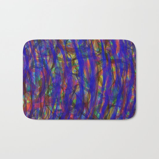 Blue Intensity Bath Mat