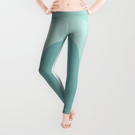 Pastell Colors Retro Abstract Graphic Leggings
