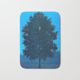 Rene Magritte - Le Seize Septembre - 1956 Moon Through Tree Surrealism Bath Mat | Moon, Painting, Tree, Through, Septembre,  1956, Renemagritte, Digital, Acrylic,  Leseize 