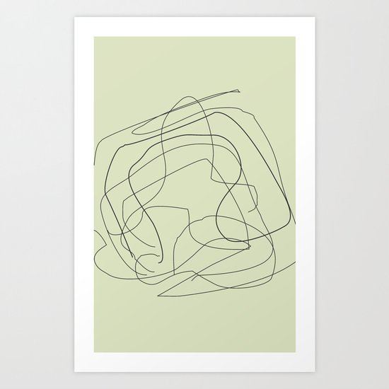 Abstract Lines Art Print