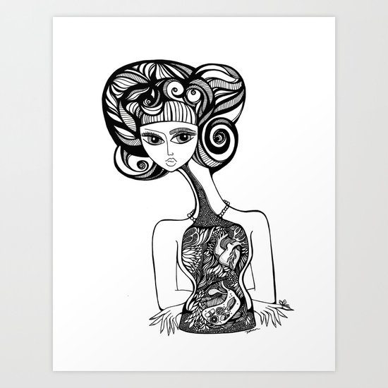 Sushi for one Art Print