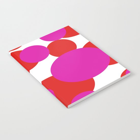 Pink and Red dots Notebook
