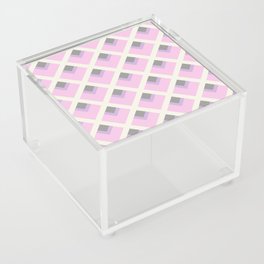 Pink geometry Acrylic Box