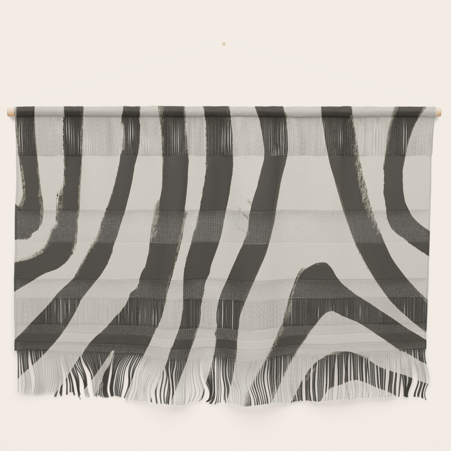Painted Zebra Wall Hanging By Megangalante Society6
