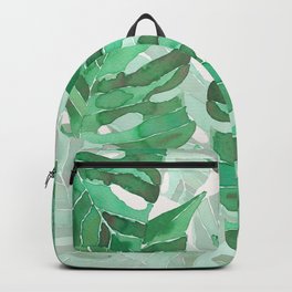 Monstera leaf  Backpack by RanitasArt