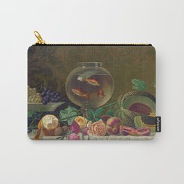 Still Life with fruit and fish bowl Carry-All Pouch