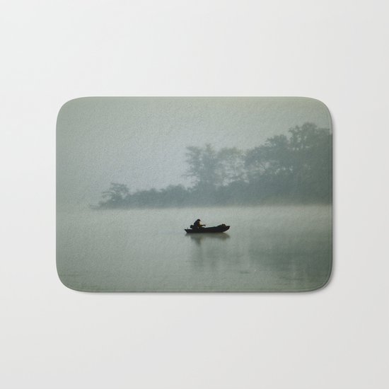 Gone Fishing Bath Mat