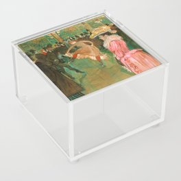Toulouse-Lautrec - At the Rouge, The Dance Acrylic Box