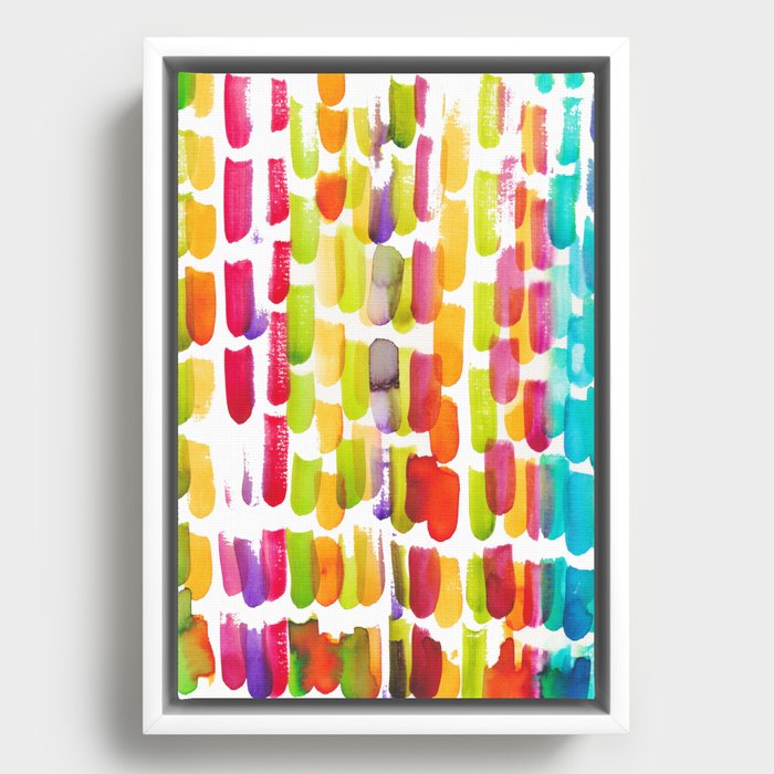 5    | 191128 | Abstract Watercolor Pattern Painting Framed Canvas