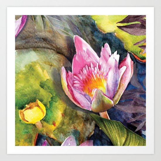 Macro Flower #16 Art Print