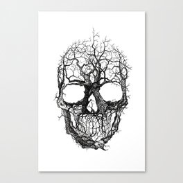 Tree Skull Canvas Print