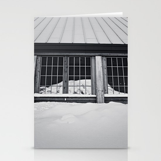 reflected rainier Stationery Cards