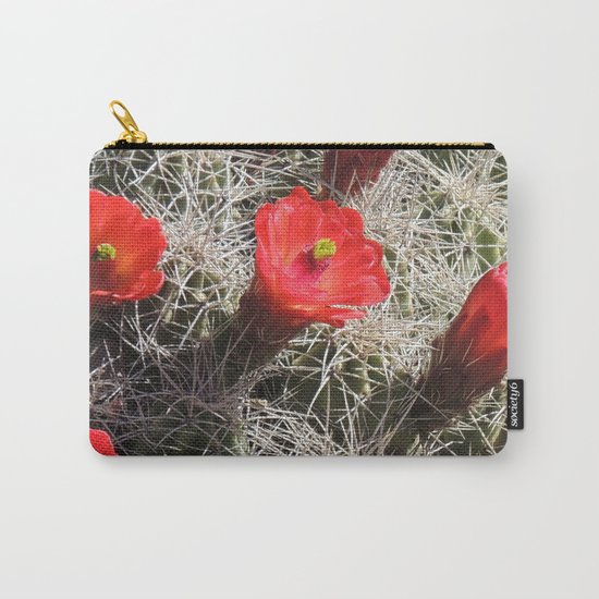 A Hedgehog Cactus Looks Sunward Carry-All Pouch