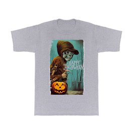 Skeleton and pumpkin T Shirt