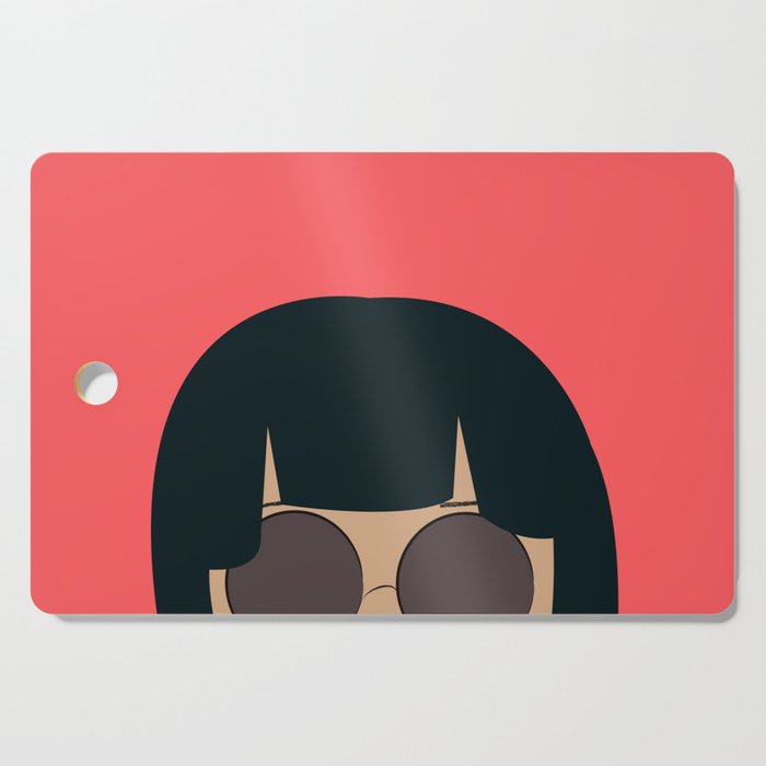 Cool girl Cutting Board