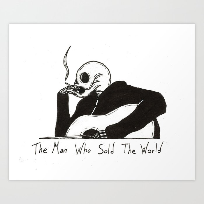 The Man Who Sold the World Art Print