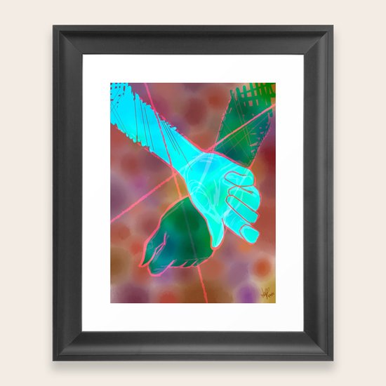 Bind Framed Art Print