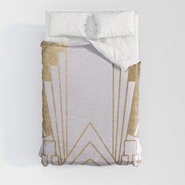 Art Deco design - blonde Duvet Cover