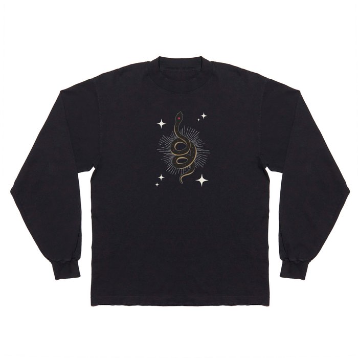 Slither - Teal  Long Sleeve T Shirt