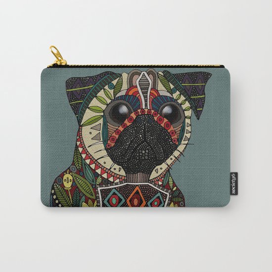 pug love juniper Carry-All Pouch