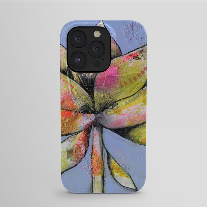 Lotus Florescent iPhone Case