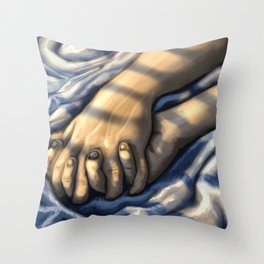 Your bed Throw Pillow