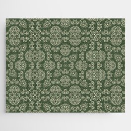 In a Victorian Mood (olive green) Jigsaw Puzzle