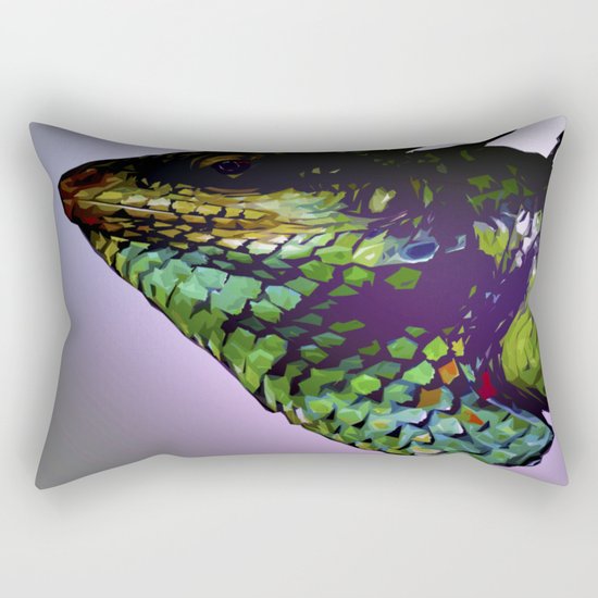 Lizard Rectangular Pillow