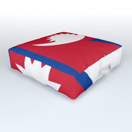 Flag of Nepal Outdoor Floor Cushion