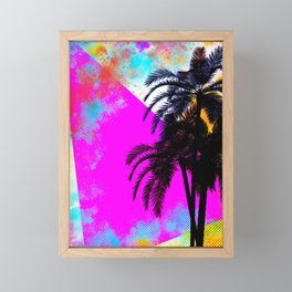 Summertime Retro Framed Mini Art Print