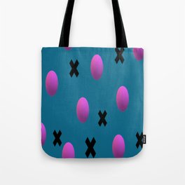 Exes and Spheres Tote Bag