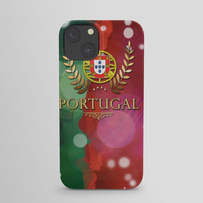 Portugal Flag Pattern iPhone Case