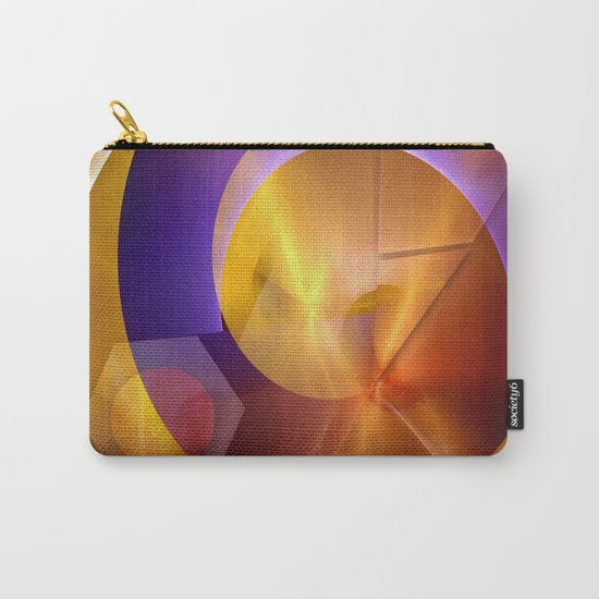 Modern abstract with a golden glow Carry-All Pouch
