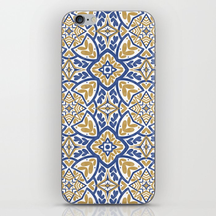 Intricate Ornamentals tiles NS iPhone Skin