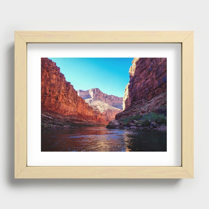 Floating the Colorado *resized* Recessed Framed Print