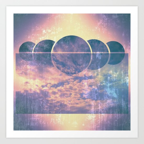 sun set Art Print