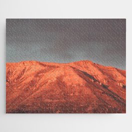 sunset tones on the mountain after the storm - nature and landscape photography Jigsaw Puzzle