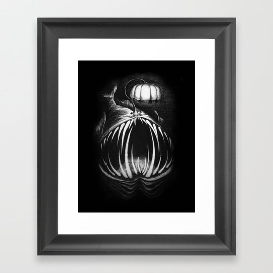 Under The Lampshade Framed Art Print